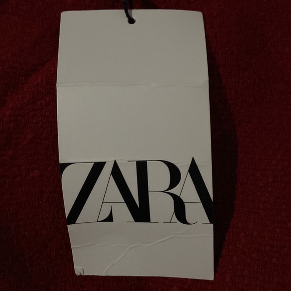 Zara Red mini dress with gold accents Size Small - Picture 8 of 8